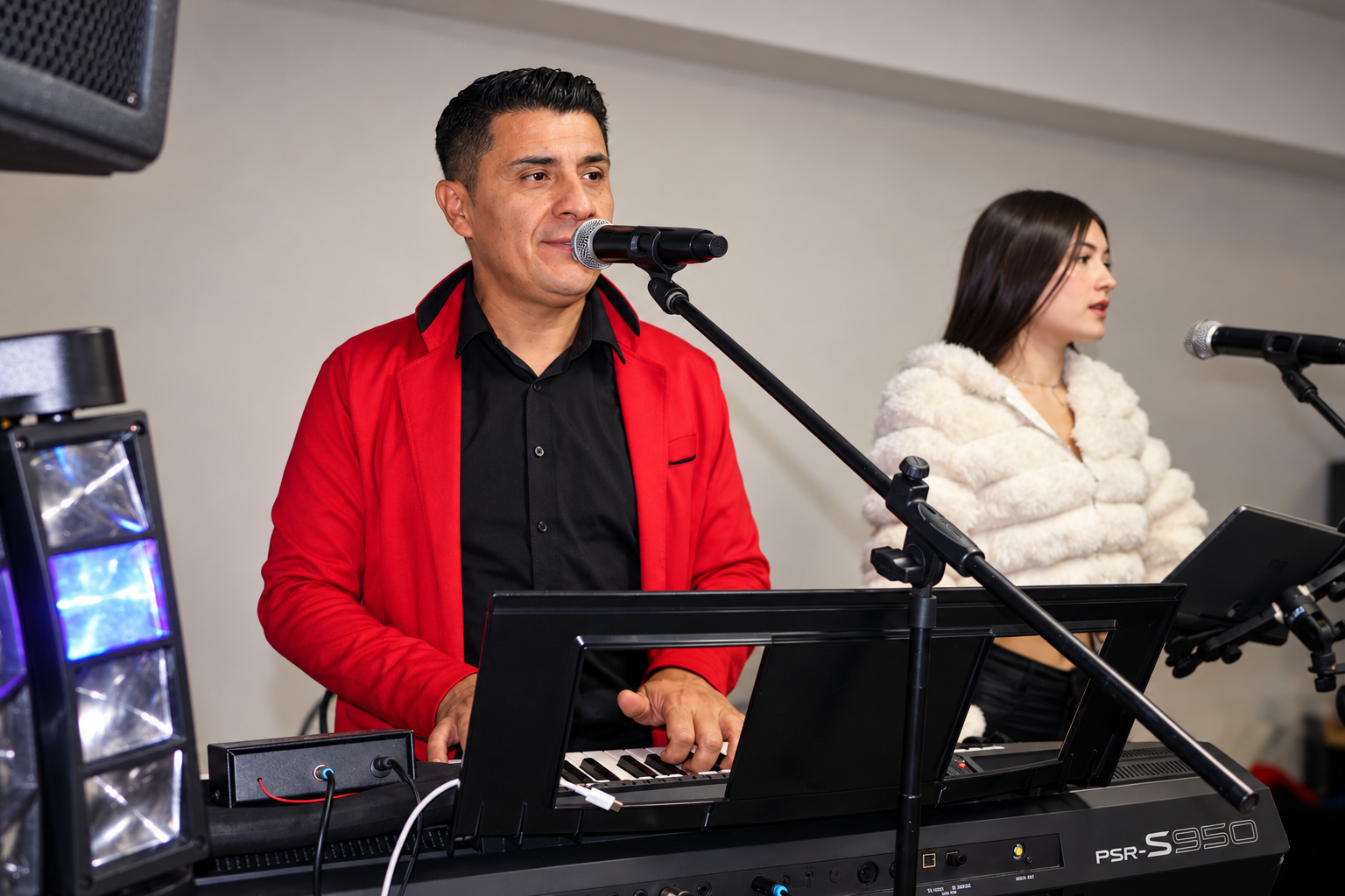 Músicos durante la celebración
